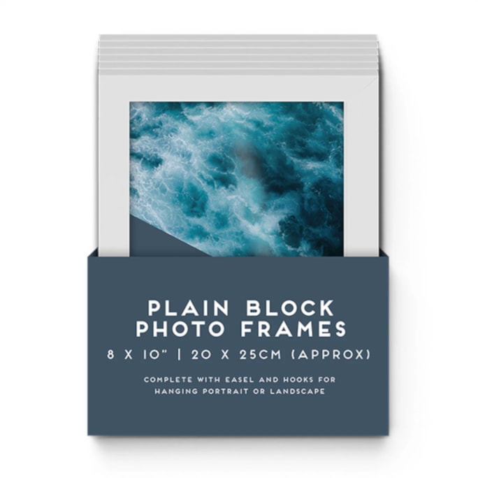 Wholesale White Block Photo Frame 8 X 10" 1pk CDU | Wholesale Direct