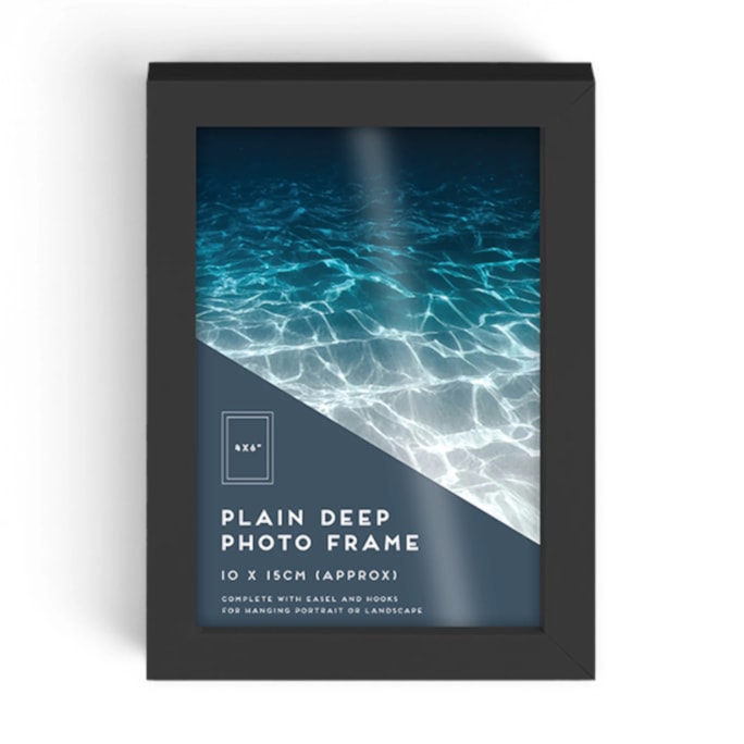 Wholesale Black Photo Frame 4 X 6" 1pk CDU | Wholesale Direct