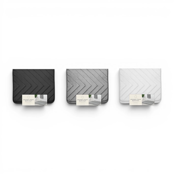 Wholesale Chevron Memory Foam Bath Mat - 50*80cm | Wholesale Direct