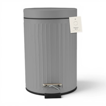 Wholesale Ribbed Metal Pedal Bin 3L | Wholesale Direct