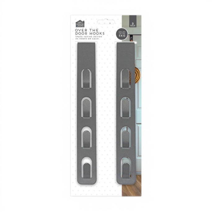 Wholesale Long Over The Door Hooks 2pk | Wholesale Direct