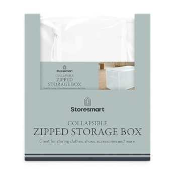 Wholesale Collapsible Zip Storage Box 30x40x25cm | Wholesale Direct Wholesale Collapsible Zip Storage Box 30x40x25cm | Wholesale Direct
