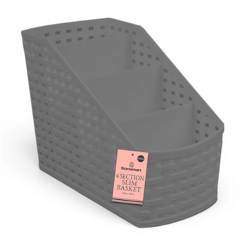 Wholesale Plastic 4 Section Slim Basket | Wholesale Direct