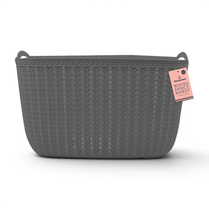 Wholesale Plastic Woven Basket Large - Trend 13.6L | Wholesale Direct