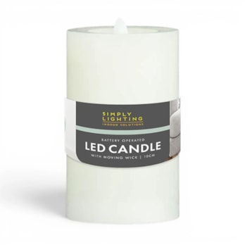 Wholesale LED Moving Wick Candle 10cm | Wholesale Direct