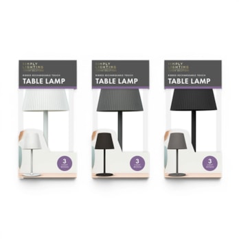 Wholesale Ribbed Rechargeable Touch Table Lamp | Wholesale Direct Wholesale Ribbed Rechargeable Touch Table Lamp | Wholesale Direct