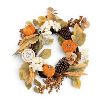 Wholesale Autumnal Harvest Wreath 55cm | Wholesale Direct