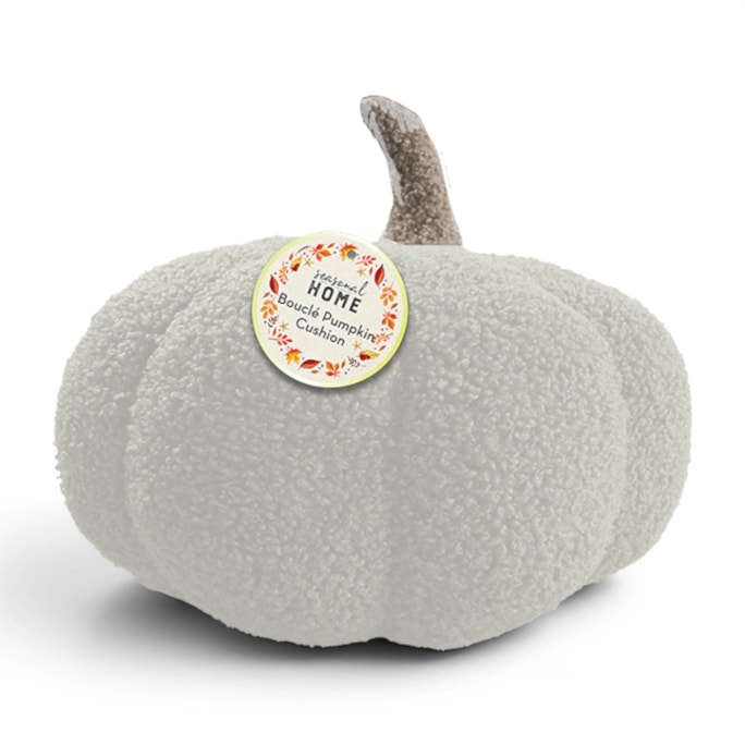 Wholesale Autumnal Boucle Pumpkin Cushion 28cm | Wholesale Direct Wholesale Autumnal Boucle Pumpkin Cushion 28cm | Wholesale Direct