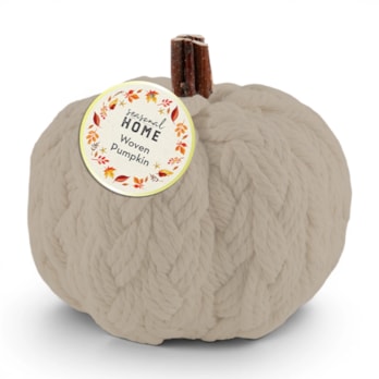 Wholesale Autumnal Woven Pumpkin 11cm | Wholesale Direct