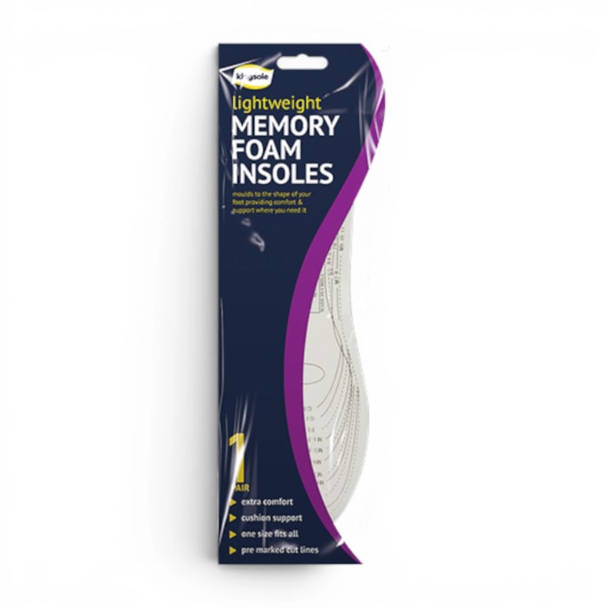 Wholesale Memory Foam Insoles - 1 Pair | Wholesale Direct