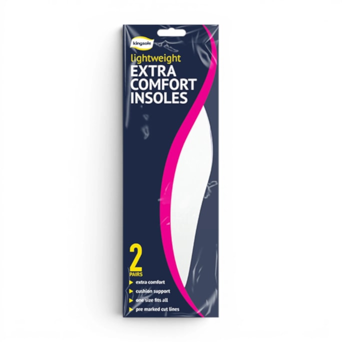 Wholesale Extra Comfort Insoles - 2 Pairs | Wholesale Direct