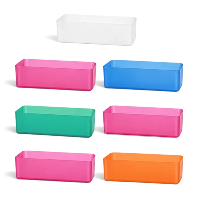 Wholesale Rainbow Container Box 25.6*8.7*7.5cm 7pk | Wholesale Direct