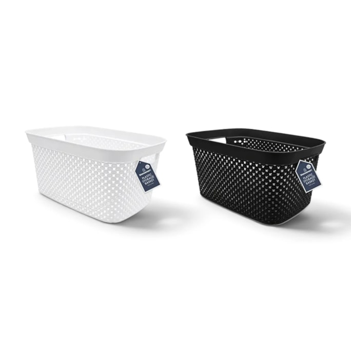 Wholesale Plastic Basket With Handles 35*24*17cm 10L | Wholesale Direct Wholesale Plastic Basket With Handles 35*24*17cm 10L | Wholesale Direct