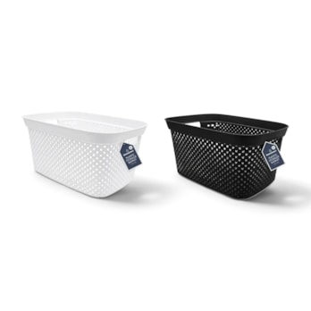 Wholesale Plastic Basket With Handles 35*24*17cm 10L | Wholesale Direct