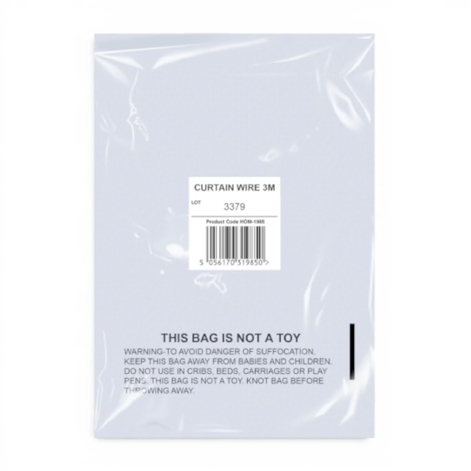 Wholesale Curtain Wire In Mailing Bag 3m | Wholesale Direct