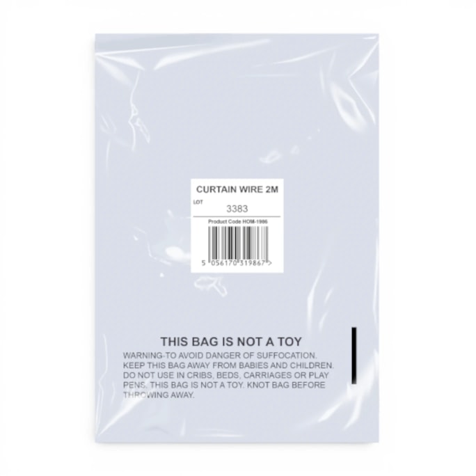 Wholesale Curtain Wire In Mailing Bag 2m | Wholesale Direct