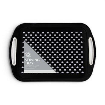 Wholesale Black Large Anti Slip Serving Tray | Wholesale Direct