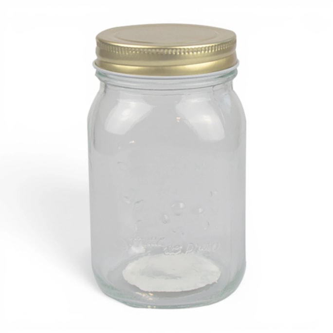Wholesale Glass Jar with Metal Screw Top Lid 500ml | Wholesale Direct