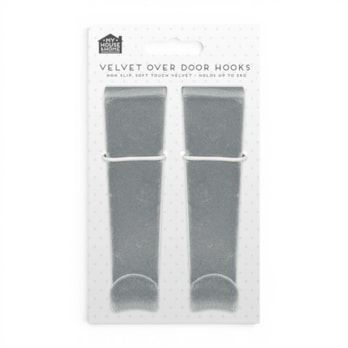 Wholesale Velvet Over-the-door Hooks 2pk | Wholesale Direct