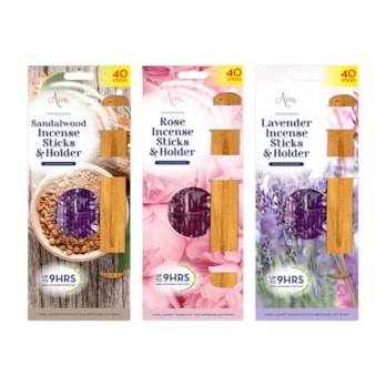 Wholesale Incense Sticks & Holder 40pk | Wholesale Direct