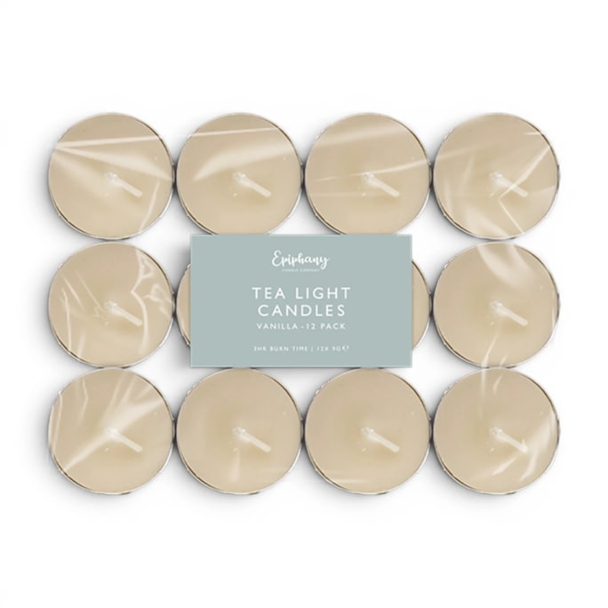Wholesale Vanilla Tealight Candles 12pk CDU | Wholesale Direct
