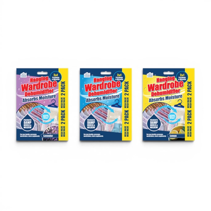 Wholesale Wardrobe Fragranced Dehumidifier 2pk | Wholesale Direct