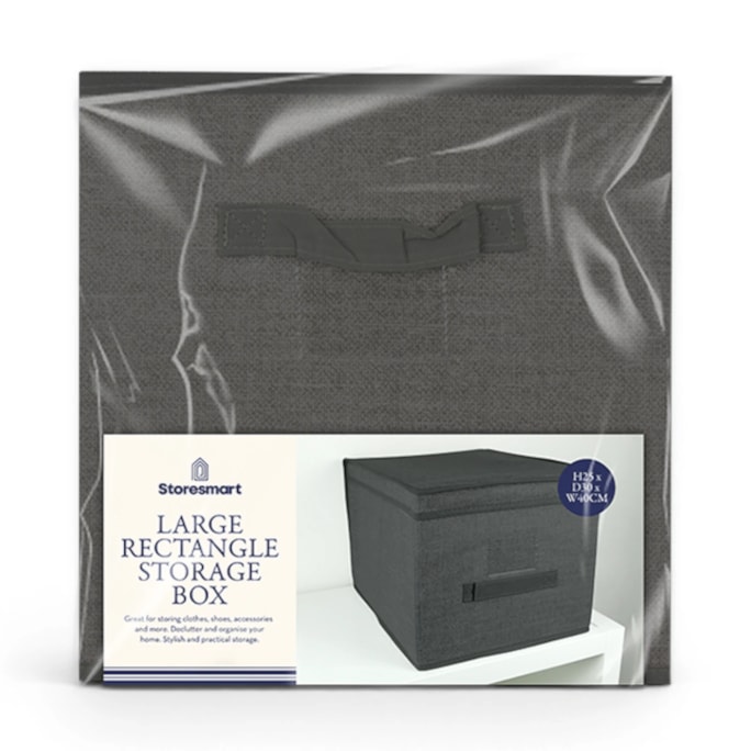 Wholesale Large Rectangular Storage Box 25x30x40cm | Wholesale Direct