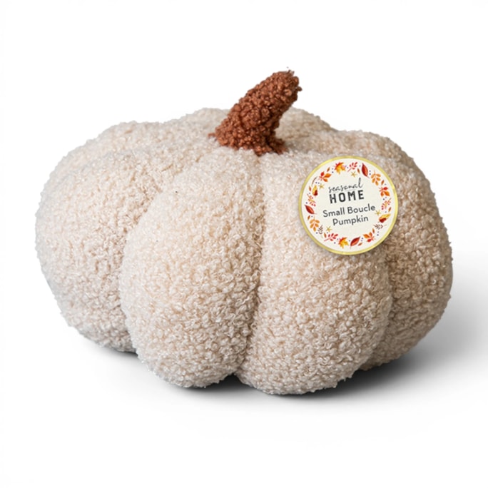 Wholesale Small Boucle Pumpkin Cushion Dia. 20cm | Wholesale Direct Wholesale Small Boucle Pumpkin Cushion Dia. 20cm | Wholesale Direct