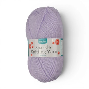 Wholesale ACRYLIC KNITTING YARN SPARKLE BABY LILAC 50G | Wholesale Direct