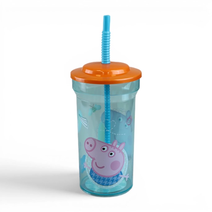 Wholesale LICENSED CLEAR STRAW TUMBLER 460ML ASSTD | Wholesale Direct