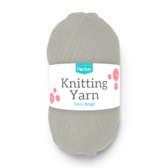 Wholesale Acrylic Aran 75g Ball Ivory Beige | Wholesale Direct