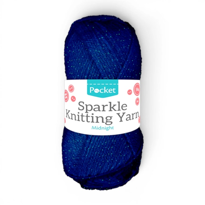 Wholesale Acrylic Sparkle 50g Ball Midnight | Wholesale Direct