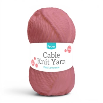Wholesale Acrylic Cable Knit 150G -20 Pink Lemonade | Wholesale Direct Wholesale Acrylic Cable Knit 150G -20 Pink Lemonade | Wholesale Direct