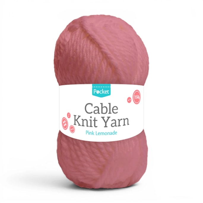 Wholesale Acrylic Cable Knit 150G -20 Pink Lemonade | Wholesale Direct