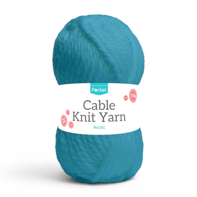 Wholesale Acrylic Cable Knit 150g Arctic | Wholesale Direct