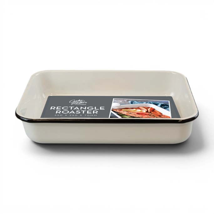 Wholesale Rectangle Enamel Roaster | Wholesale Direct