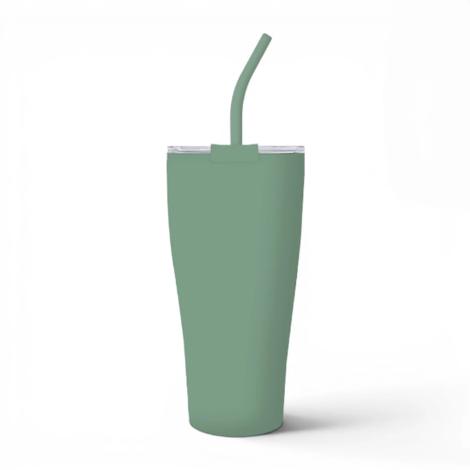 Wholesale Neutrals Double Walled Insulated Tumbler with Straw 885ml | Wholesale Direct Wholesale Neutrals Double Walled Insulated Tumbler with Straw 885ml | Wholesale Direct
