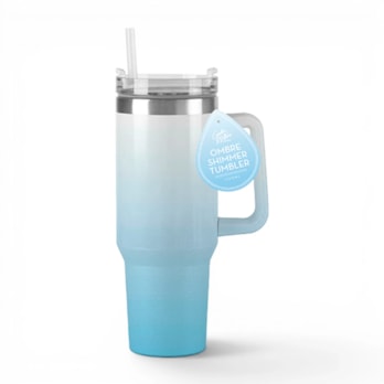 Wholesale Ombre Double Walled Shimmer Tumbler with Handle 1100ml | Wholesale Direct