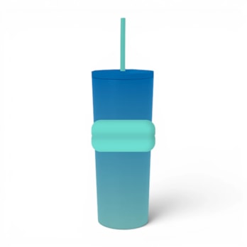 Wholesale Ombre Tumbler with Straw 700ml | Wholesale Direct