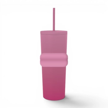 Wholesale Ombre Tumbler with Straw 700ml | Wholesale Direct