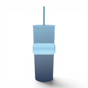 Wholesale Ombre Tumbler with Straw 700ml | Wholesale Direct