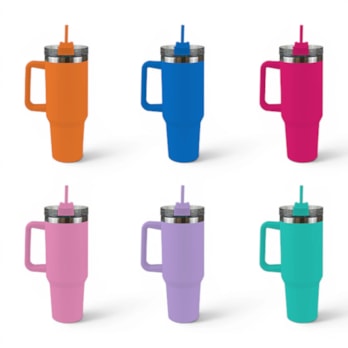 Wholesale Bright 40oz Tumbler with Handle | Wholesale Direct