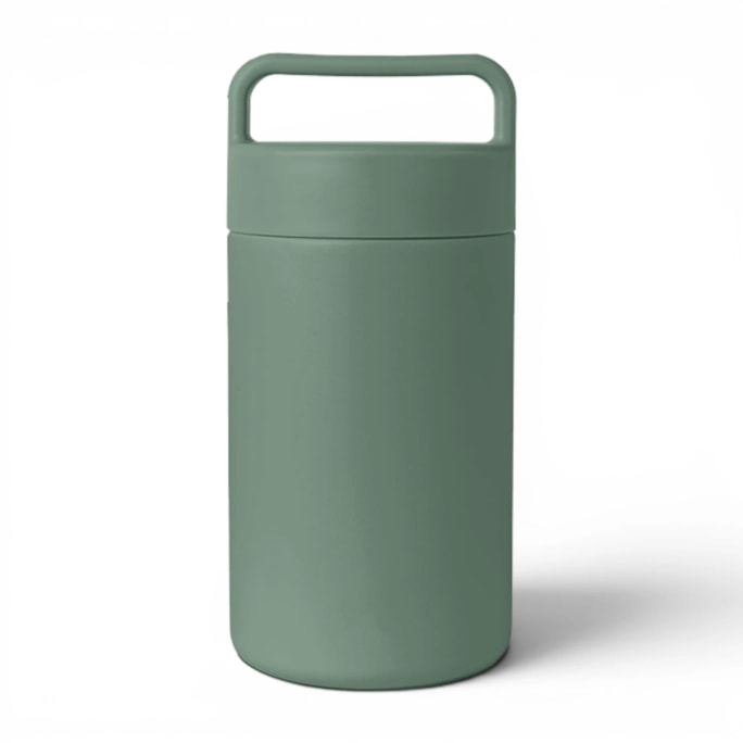 Wholesale Neutrals Double Walled Container with Handle 500ml | Wholesale Direct