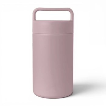 Wholesale Neutrals Double Walled Container with Handle 500ml | Wholesale Direct