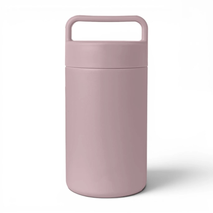 Wholesale Neutrals Double Walled Container with Handle 500ml | Wholesale Direct