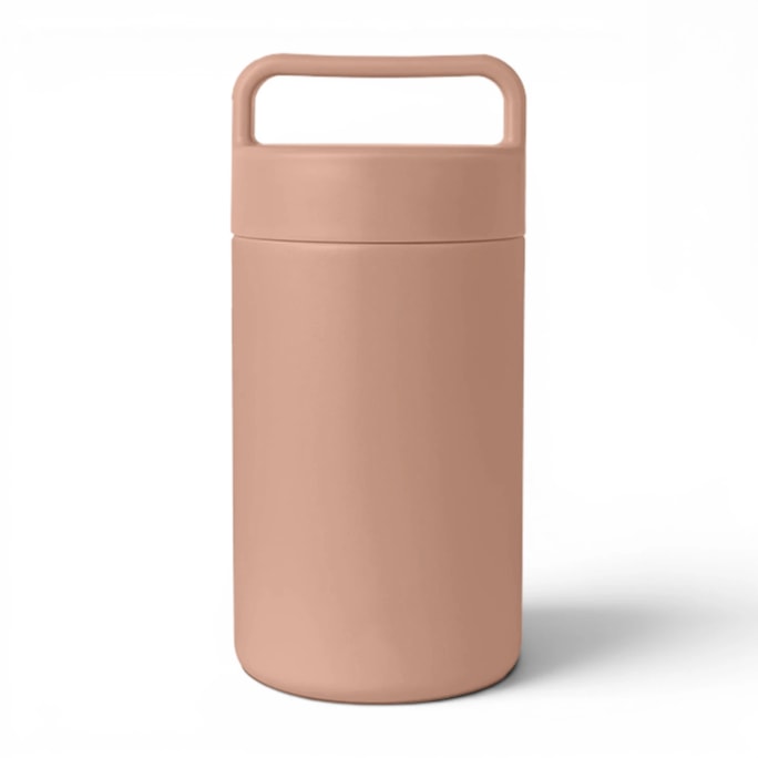 Wholesale Neutrals Double Walled Container with Handle 500ml | Wholesale Direct