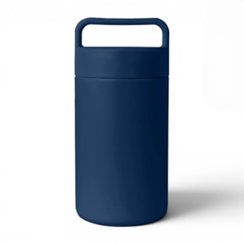 Wholesale Neutrals Double Walled Container with Handle 500ml | Wholesale Direct