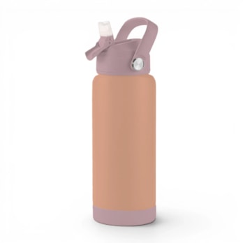 Wholesale Neutrals Multicoloured Double Walled Tumbler with Straw 550ml | Wholesale Direct