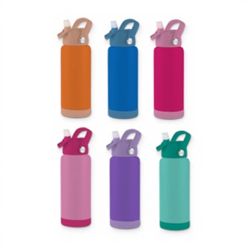 Wholesale Brights Multicoloured Double Walled Tumbler with Straw 550ml | Wholesale Direct Wholesale Brights Multicoloured Double Walled Tumbler with Straw 550ml | Wholesale Direct