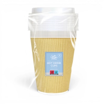 Wholesale 12 OZ Ripple Coffee Cups And Lids 8PK | Wholesale Direct